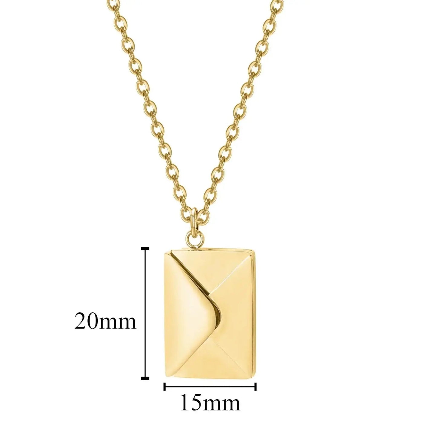 Envelope Message Necklace-4