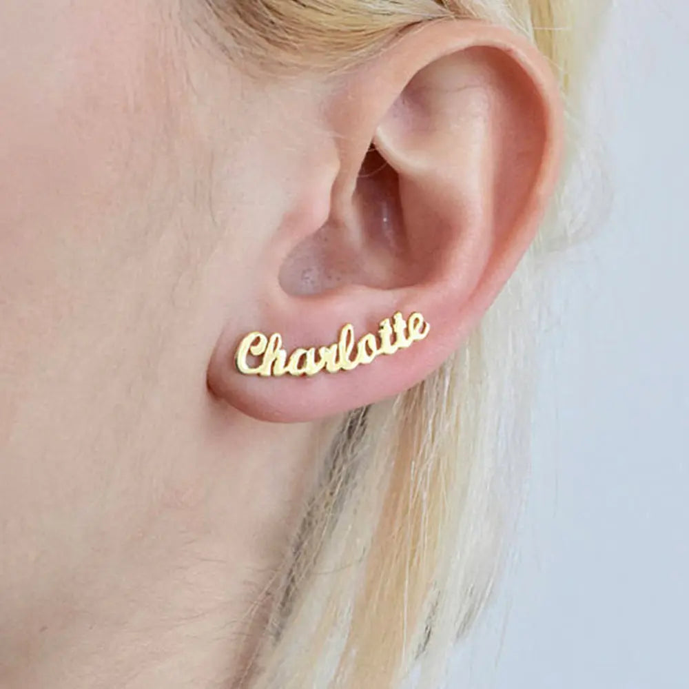 DIY Custom English Letter Earrings-3