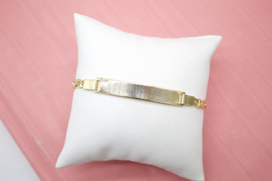 Customizable Tag Plate Bracelet With Gucci Mariner 4mm Link Chain